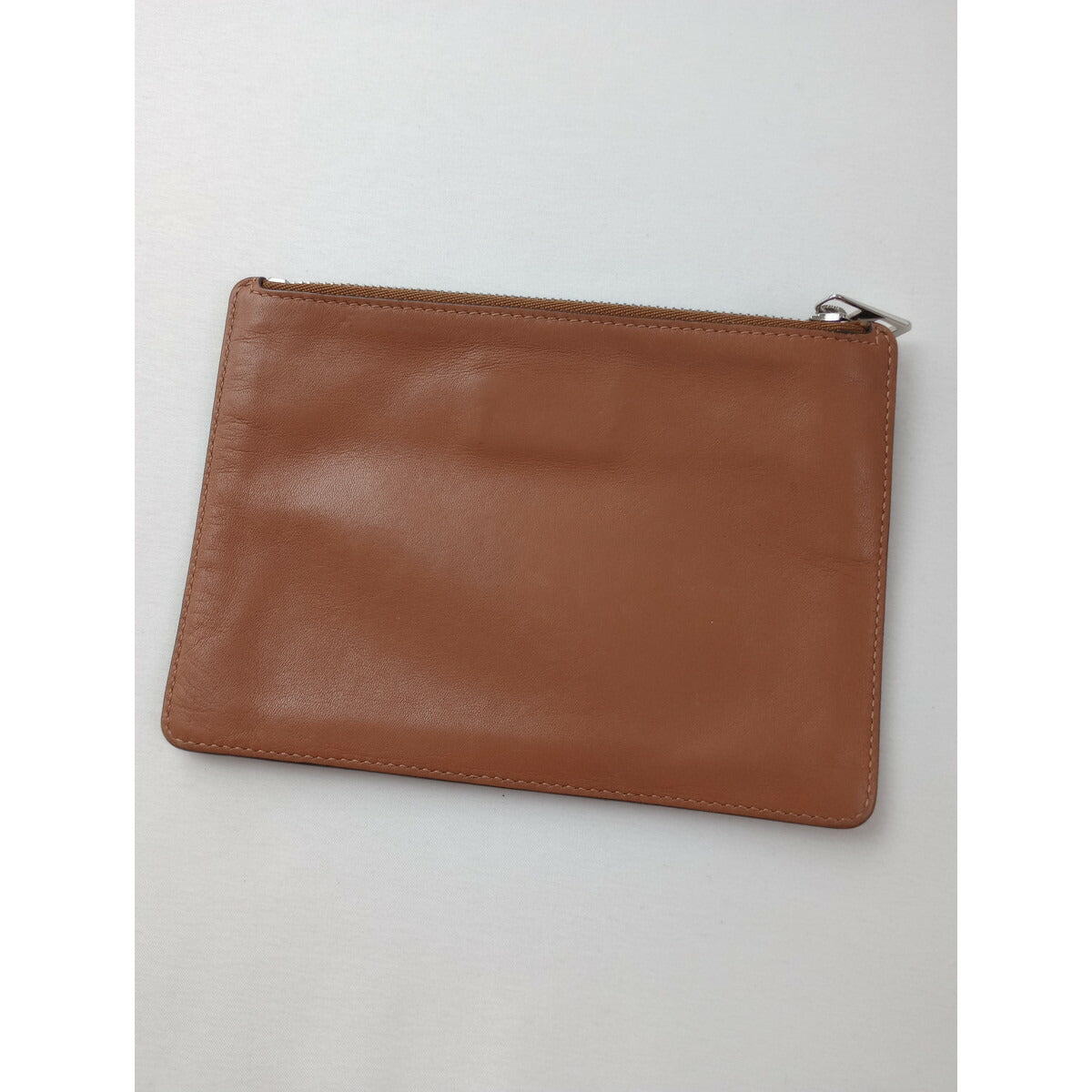 LOEWE ロエベ アナグラム レザー ポーチ ブラウン【中古】