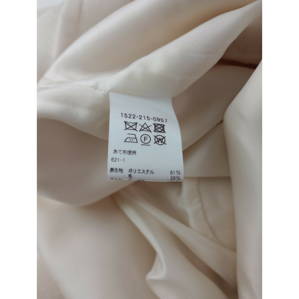 22SS UNITED ARROWS ユナイテッドアローズ ダブル クロス ベスト トップス アイボリー【中古】