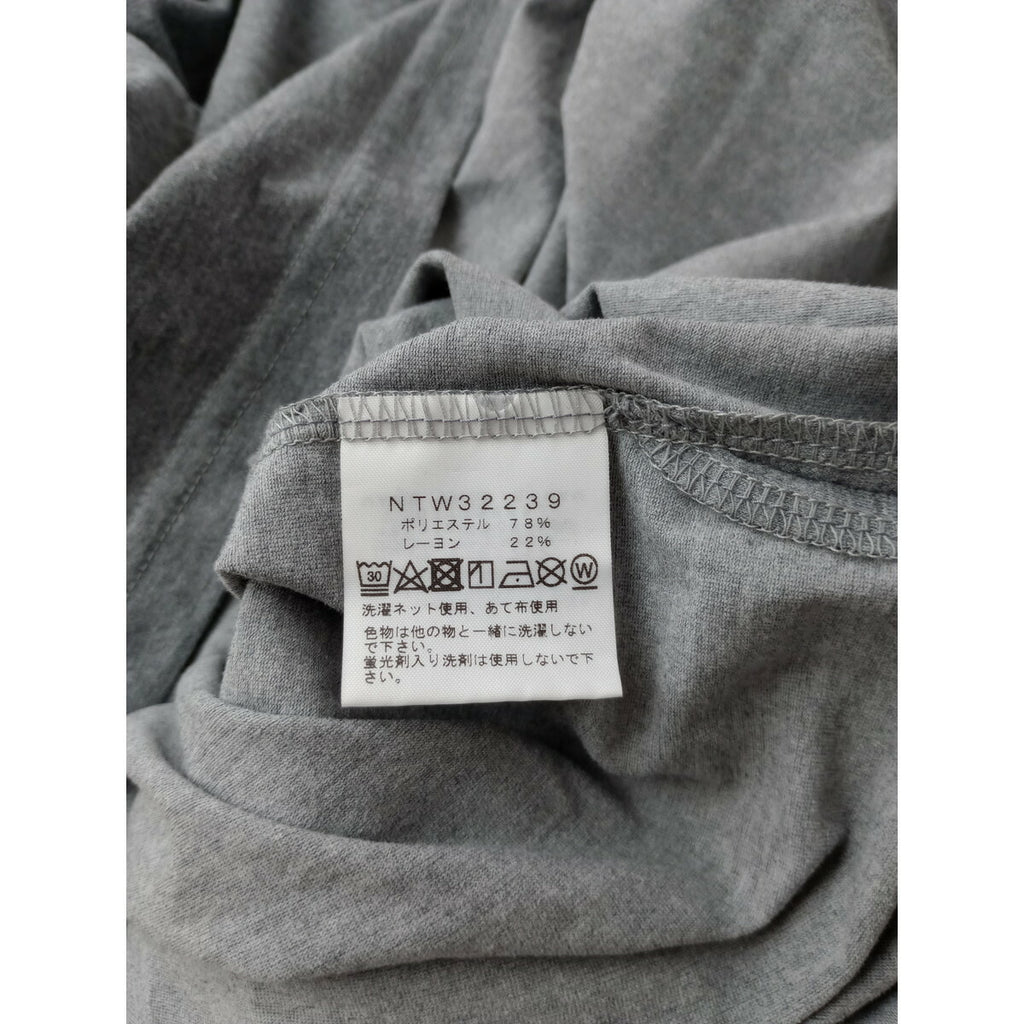 THE NORTH FACE ザ・ノースフェイス Tシャツ ワンピース ロング グレー M【中古】