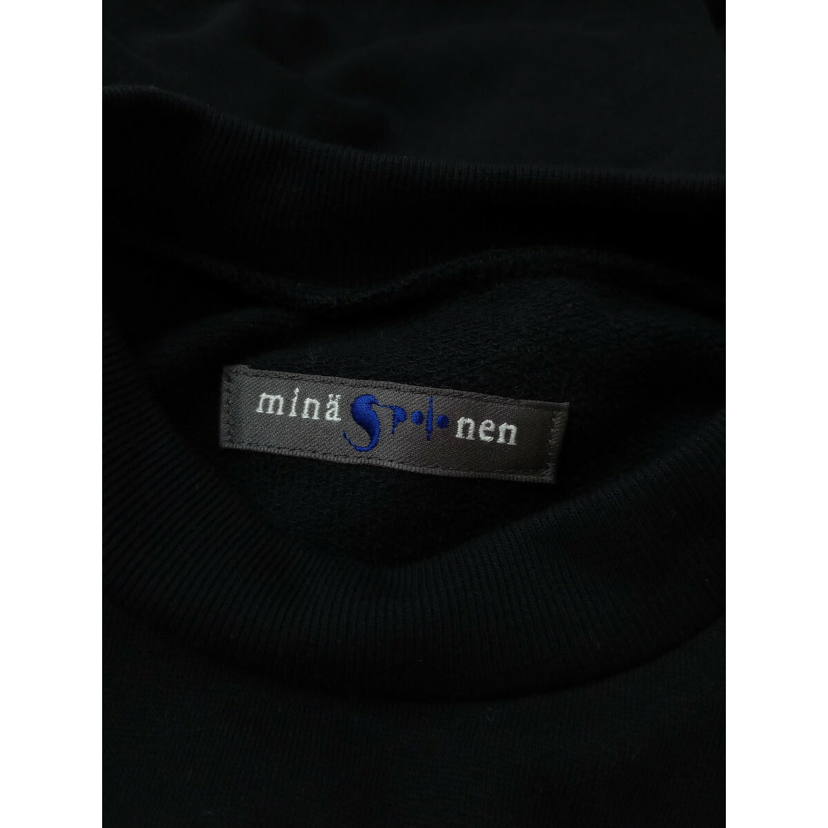 min Spolonen ミナペルホネン スポロガム transceiver knoll 刺繍 ドレス ワンピース 黒 ブラック グレー【中古】