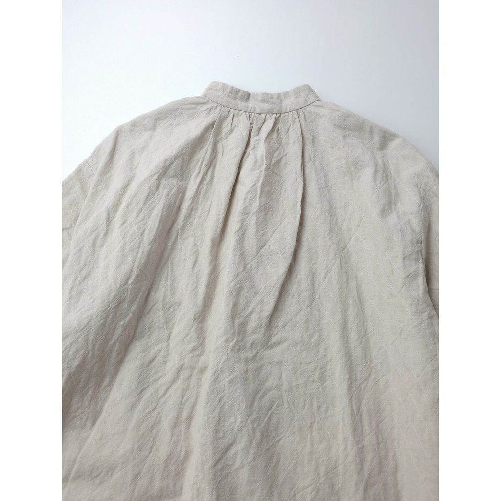 Gauze# ガーゼ QUILT ETOILE COAT キルティング ロング コート 生成り【中古】