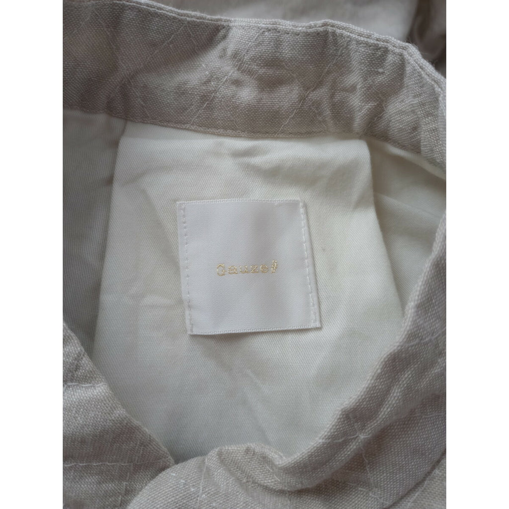 Gauze# ガーゼ QUILT ETOILE COAT キルティング ロング コート 生成り【中古】