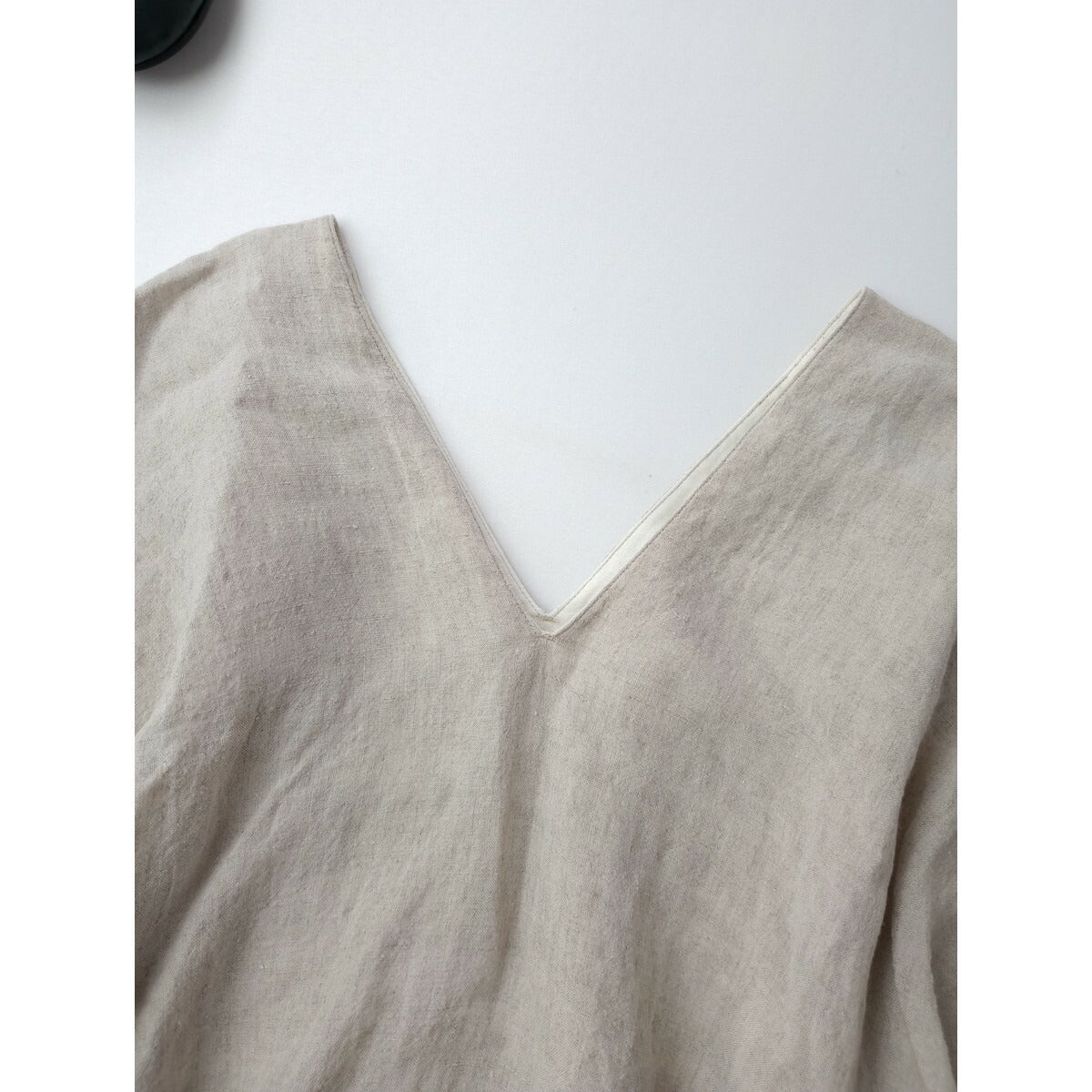 えみおわす カレン 半袖 シャツ プルオーバー トップス 生成り M 【中古】