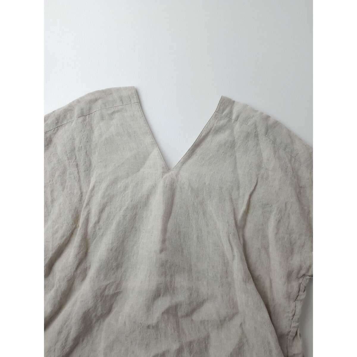 えみおわす カレン 半袖 シャツ プルオーバー トップス 生成り M 【中古】
