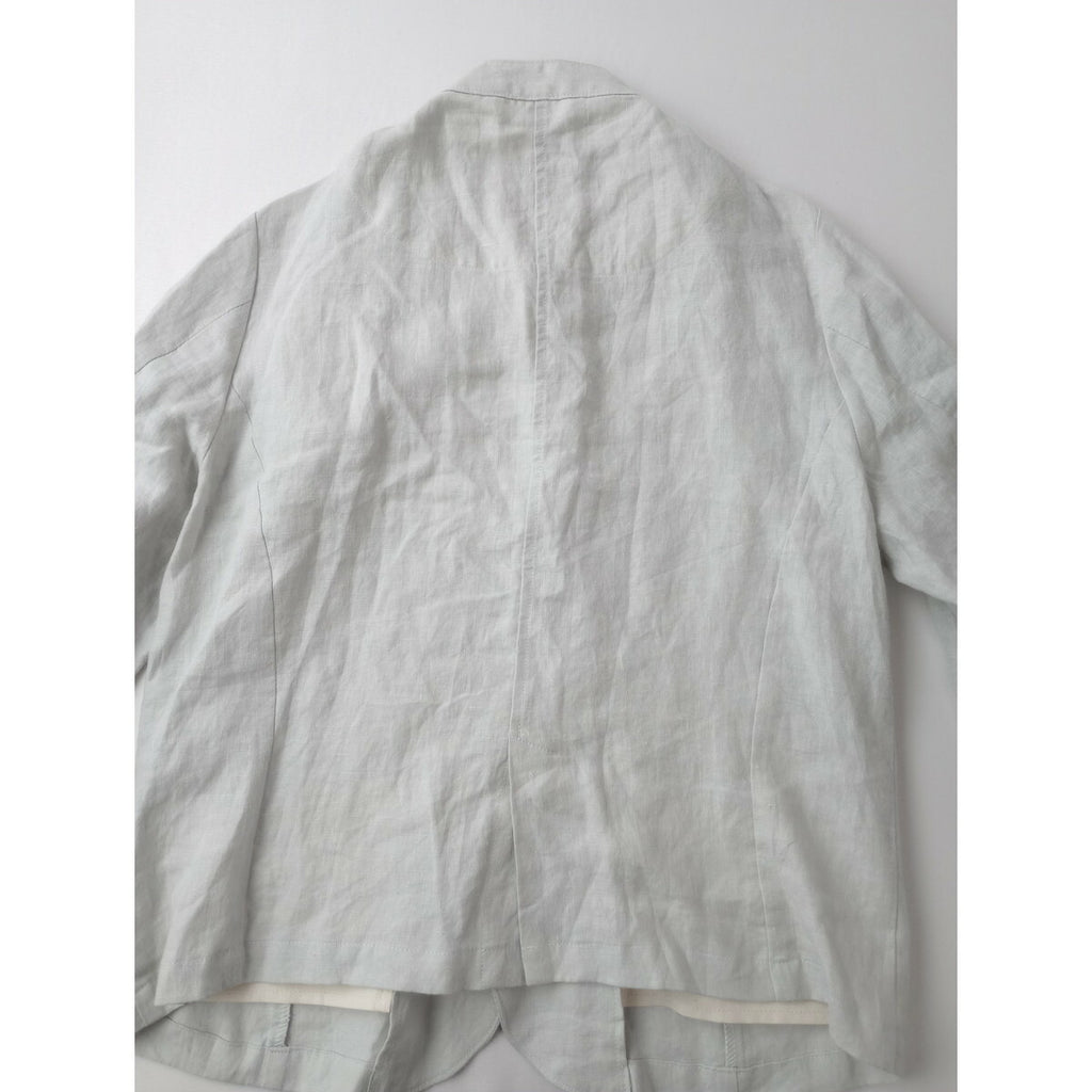 新品 GRANDMA MAMA DAUGHTER グランマママドーター スタンドカラー ジャケット 0 白に近いライトブルー【中古】