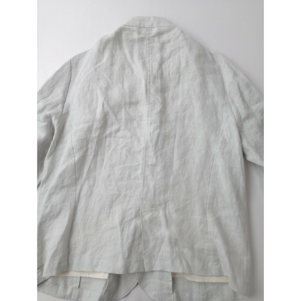 新品 GRANDMA MAMA DAUGHTER グランマママドーター スタンドカラー ジャケット 0 白に近いライトブルー【中古】
