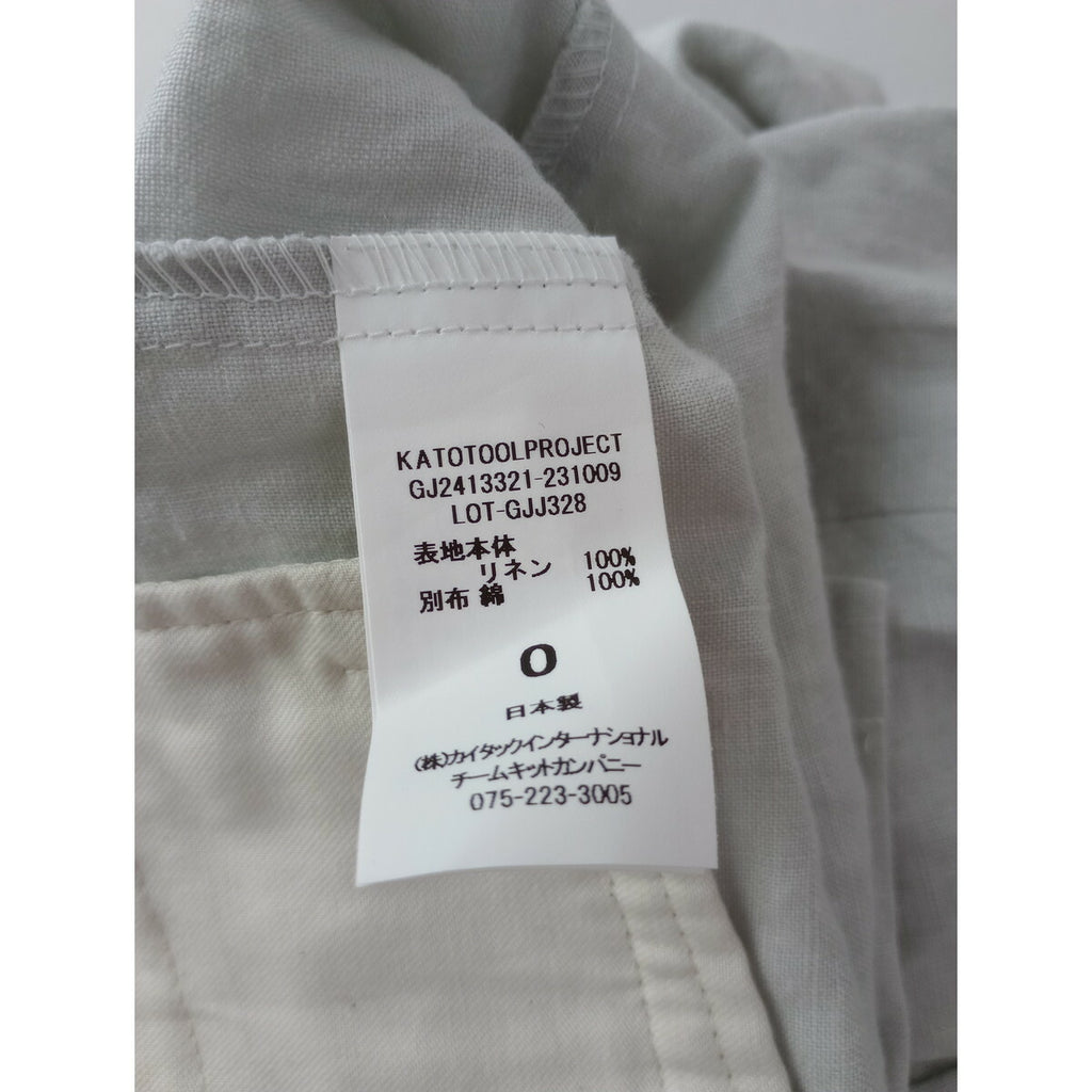 新品 GRANDMA MAMA DAUGHTER グランマママドーター スタンドカラー ジャケット 0 白に近いライトブルー【中古】