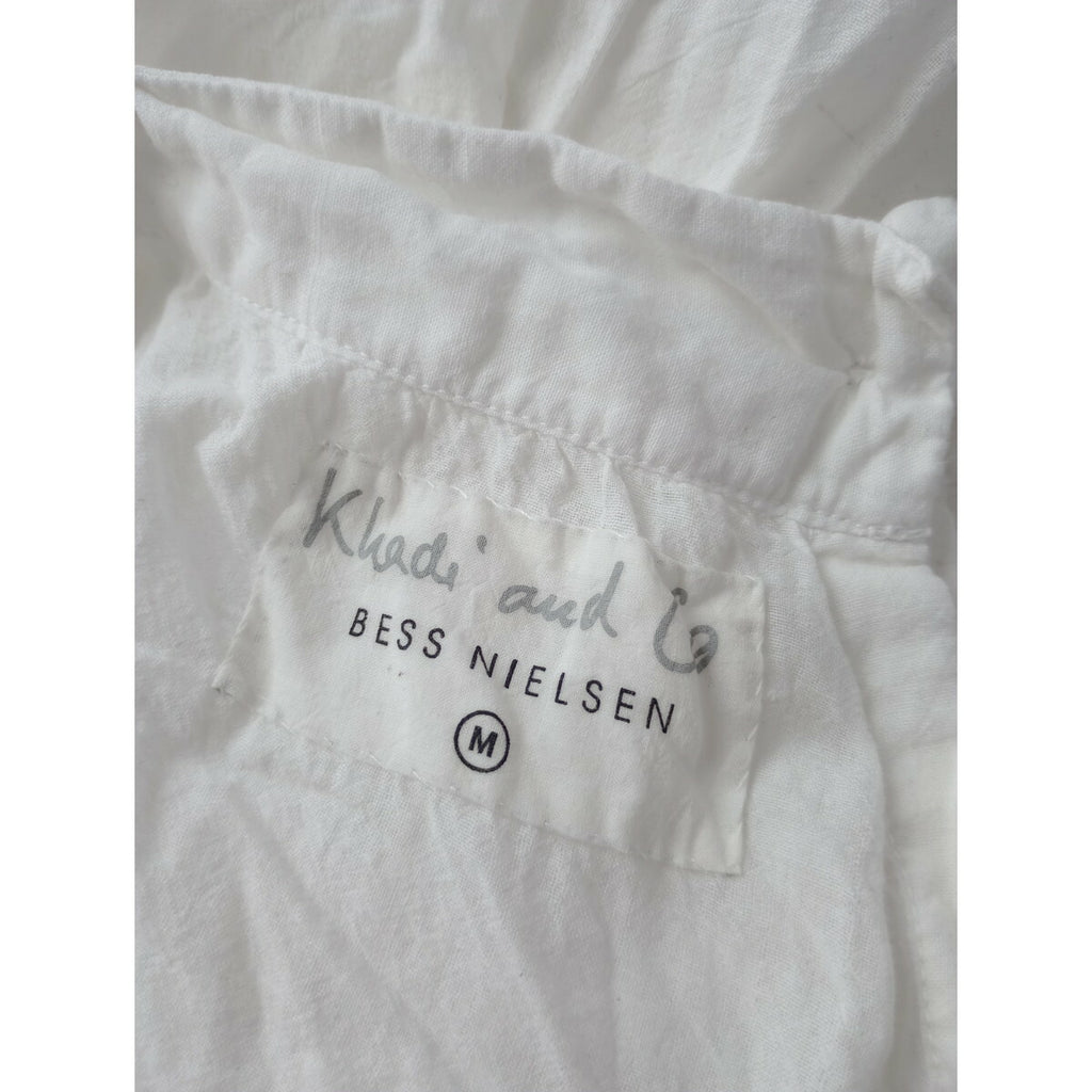 Khadi and Co-BESS NIELSEN カディアンドコー ベスニールセン SUSPENDER SKIRT-PROUST サスペンダースカート ロング 白【中古】