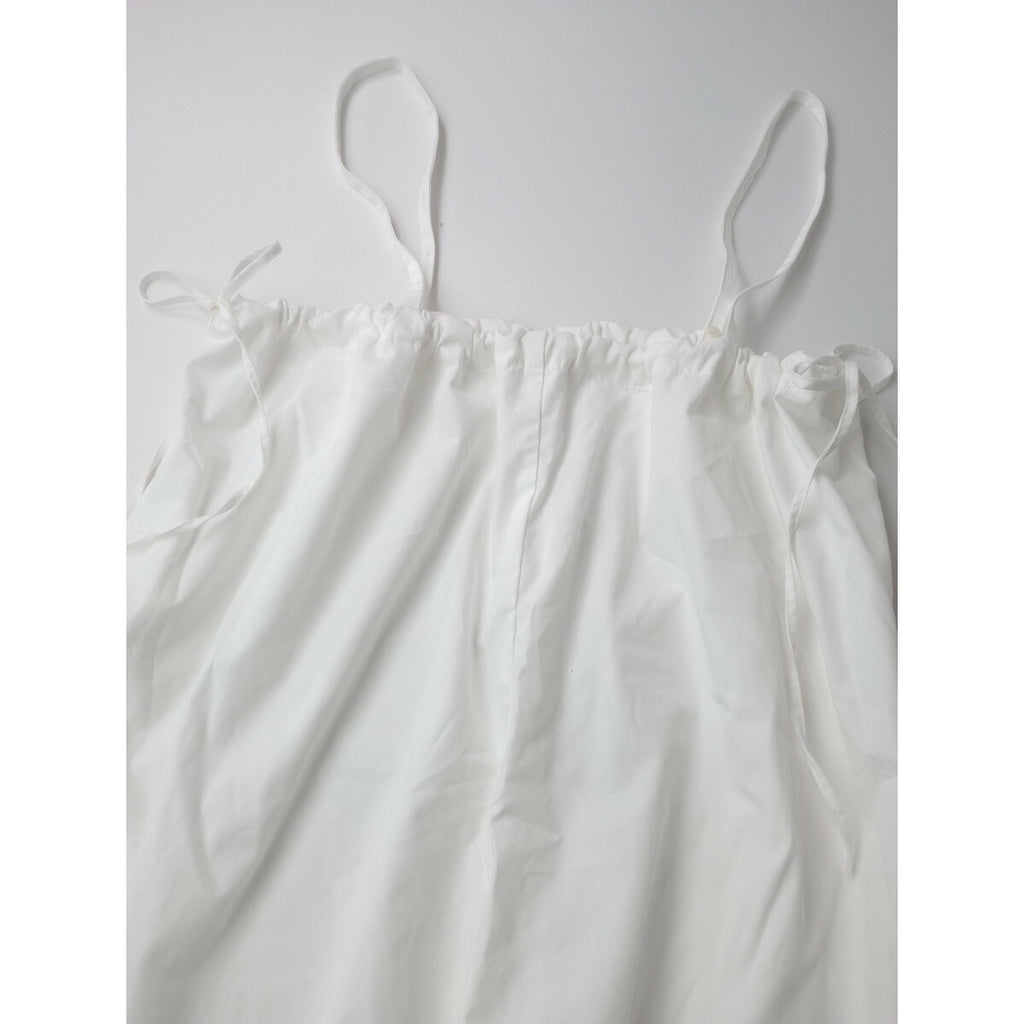 fofo fofa KINCHAKU salopette コットン 綿 100％ サロペット オールインワン 白 F【中古】