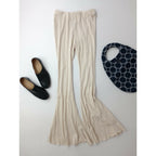 MUUET ミュエット RANDOM RIBS BELL PANTS ランダム リブ ベル パンツ アイボリー【中古】