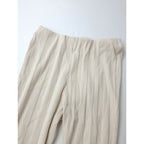 MUUET ミュエット RANDOM RIBS BELL PANTS ランダム リブ ベル パンツ アイボリー【中古】