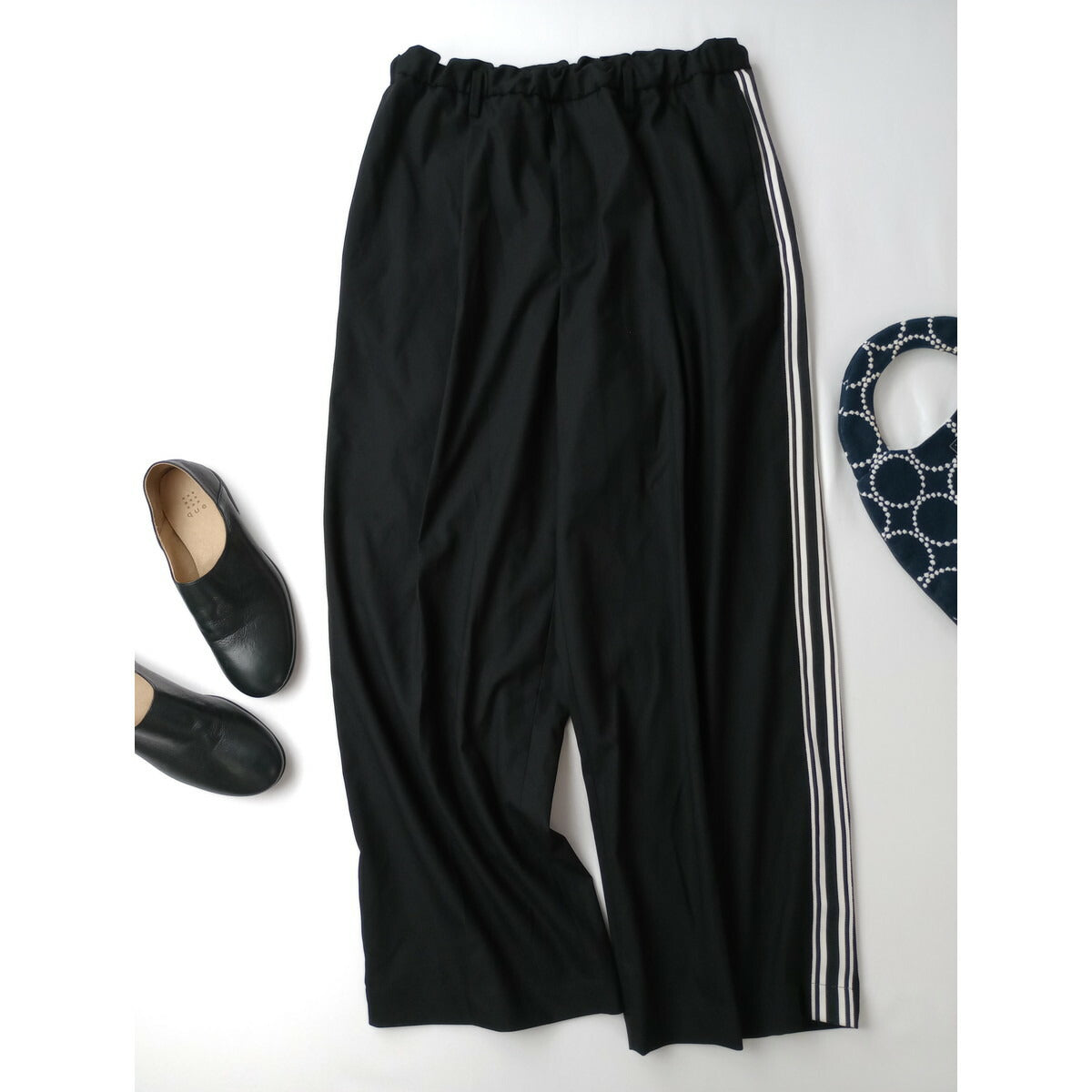 JOURNAL STANDARD LUXE ジャーナルスタンダード ラックス SUNDAY ライン パンツ 黒 ブラック S【中古】