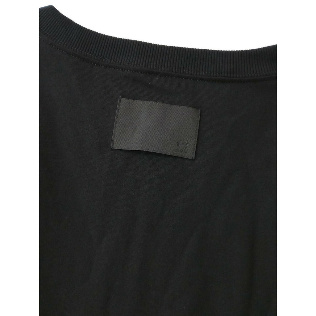 25SS COG THE BIGSMOKE コグザビッグスモーク コットン 綿 100％ AURA GATHERED SLV TOP トップス 黒 ブラック【中古】