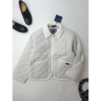 新品 25AW LAVENHAM ラベンハム Teynham Womens テイナム ウィメンズ キルティング ショート ジャケット コーデュロイカラー 白 (4M＋2679) 【中古】