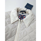 新品 25AW LAVENHAM ラベンハム Teynham Womens テイナム ウィメンズ キルティング ショート ジャケット コーデュロイカラー 白 (4M＋2679) 【中古】