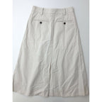 MARGARET HOWELL マーガレットハウエルCOTTON LINEN SILK コットン リネン シルク スカート 1 ライトベージュ【中古】