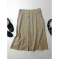 MARGARET HOWELL マーガレットハウエル HIGH DENSE COTTON TWILL コットン 綿 100％ ツイル スカート ベージュ 1【中古】