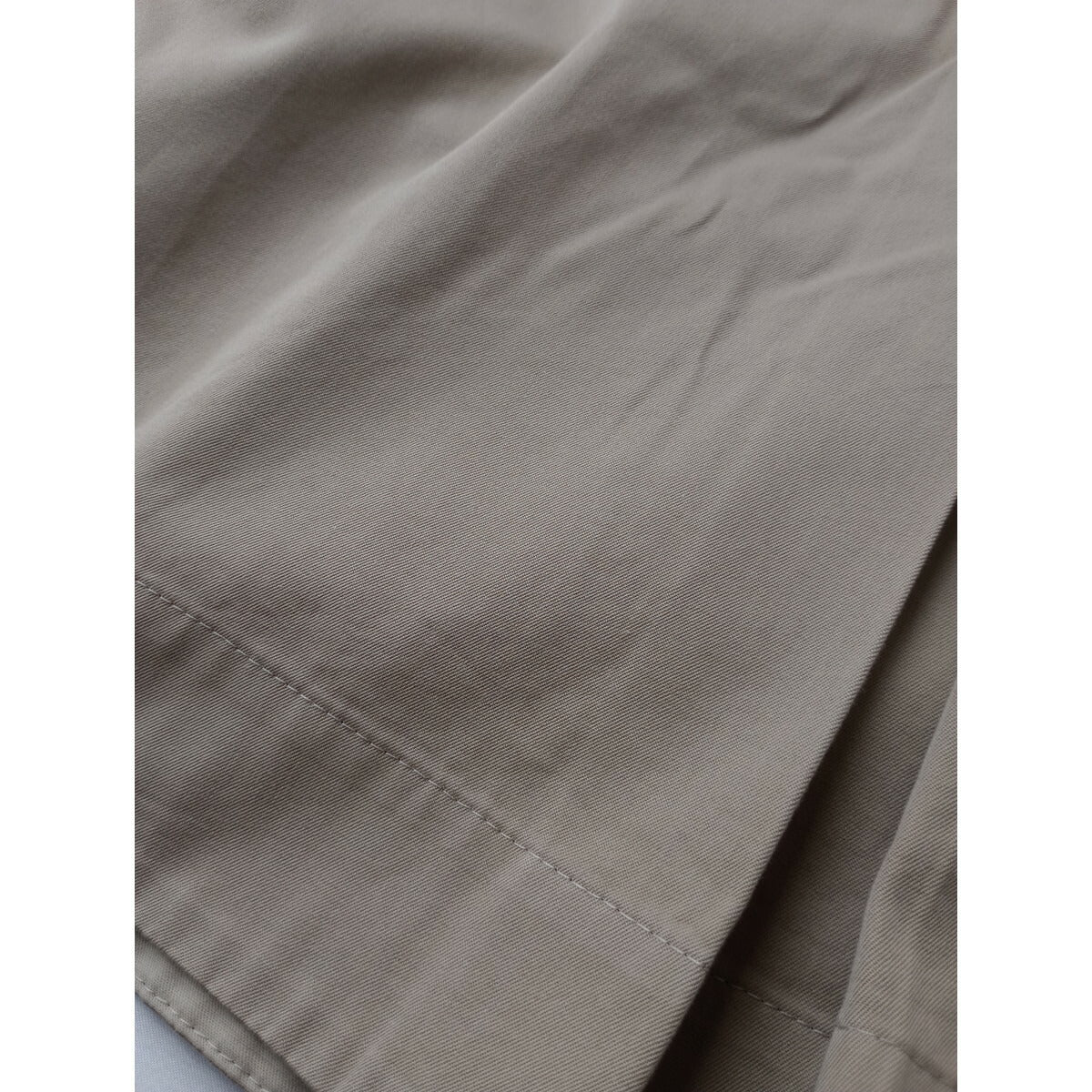MARGARET HOWELL マーガレットハウエル HIGH DENSE COTTON TWILL コットン 綿 100％ ツイル スカート ベージュ 1【中古】