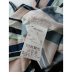 MARGARET HOWELL マーガレットハウエル COTTON SILK PAINTED STRIPE コットンシルク ストライプ スカート 1【中古】