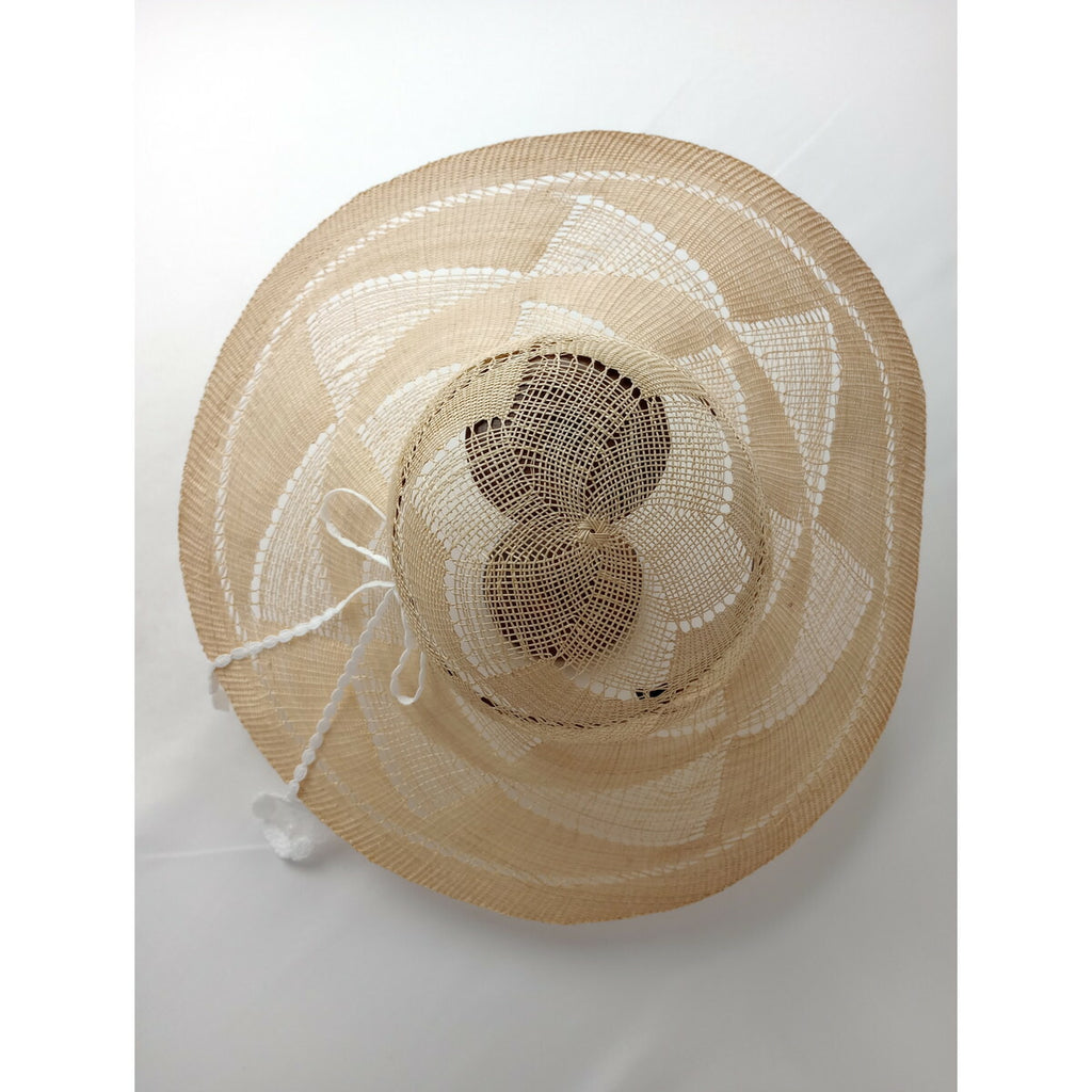 新品 mina perhonen × hitomi shinoyama design ミナペルホネン ヒトミ シノヤマ dear straw hat ストローハット 麦わら 帽子 白