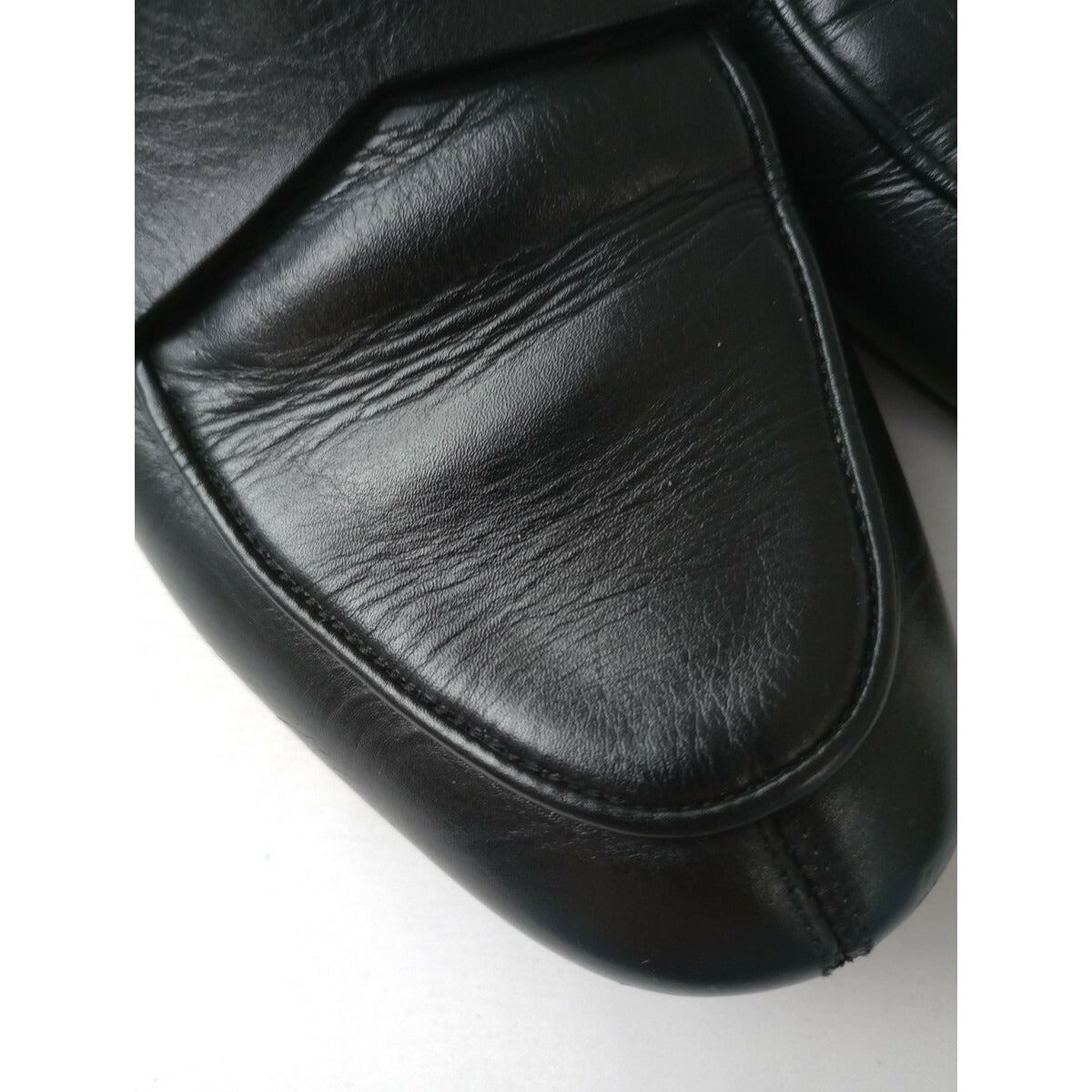 JIL SANDER ジルサンダー レザー ローファー 靴 黒 ブラック 35 1/2【中古】
