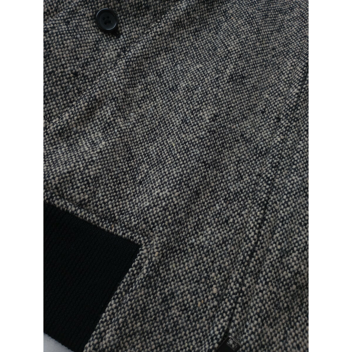 MARGARET HOWELL マーガレットハウエル CHARCOAL NATURAL TWEED BLOUSON ツイード ブルゾン ジップアップ 長袖 ジャケット 1(20M＋0217)【中古】