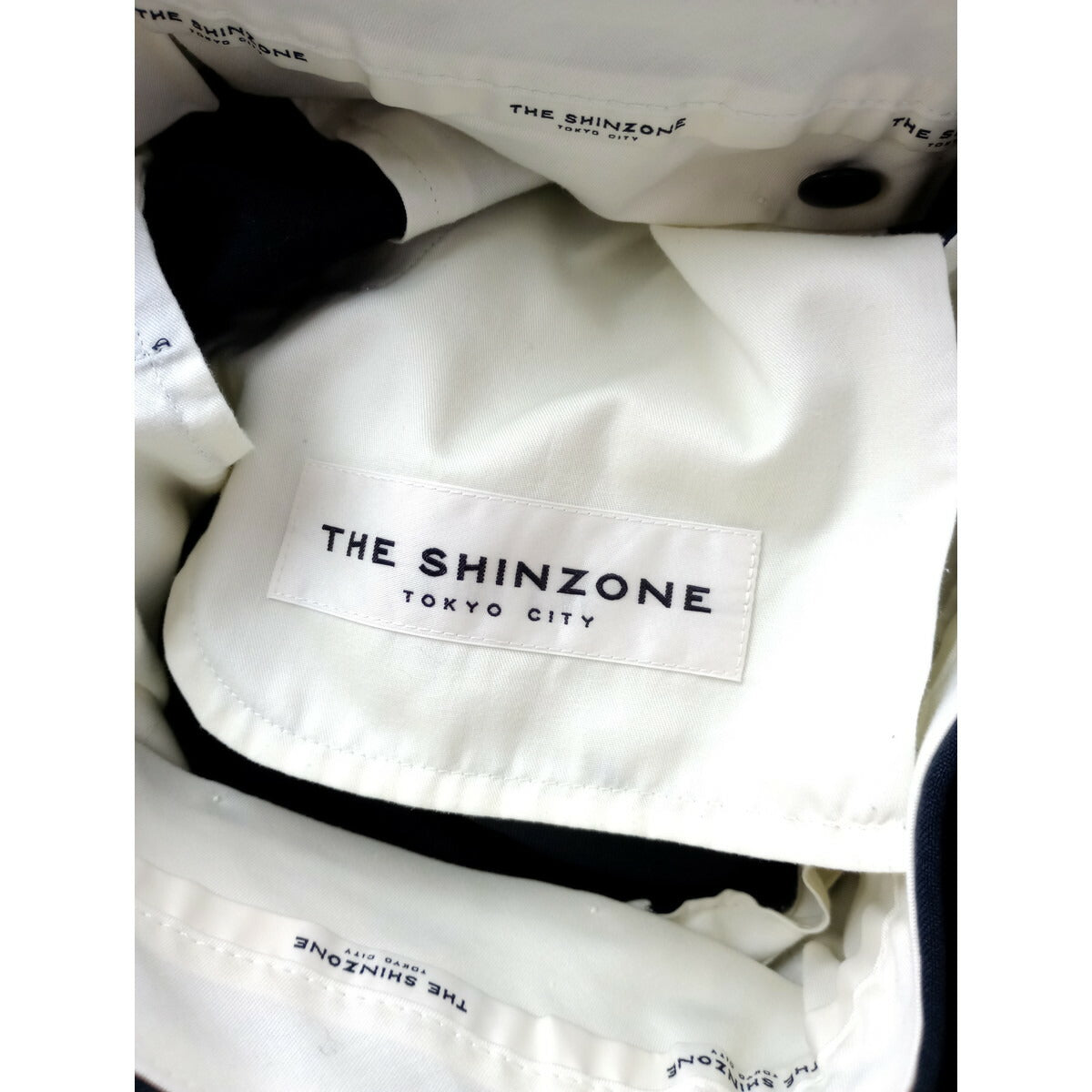 THE SHINZONE シンゾーン CHRYSLER PANTS クライス ラー パンツ ネイビー PP【中古】