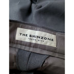 THE SHINZONE ザ シンゾーン CENTER PRESS PANTS センター プレス パンツ グレー 34【中古】
