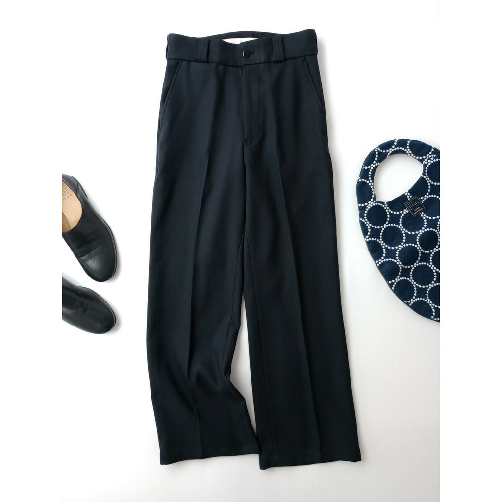 THE SHINZONE シンゾーン CHRYSLER PANTS CENTER PRESS PANTS センター プレス パンツ 黒 ブラック【中古】