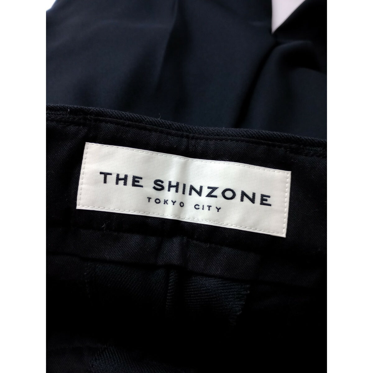 THE SHINZONE シンゾーン CHRYSLER PANTS CENTER PRESS PANTS センター プレス パンツ 黒 ブラック【中古】