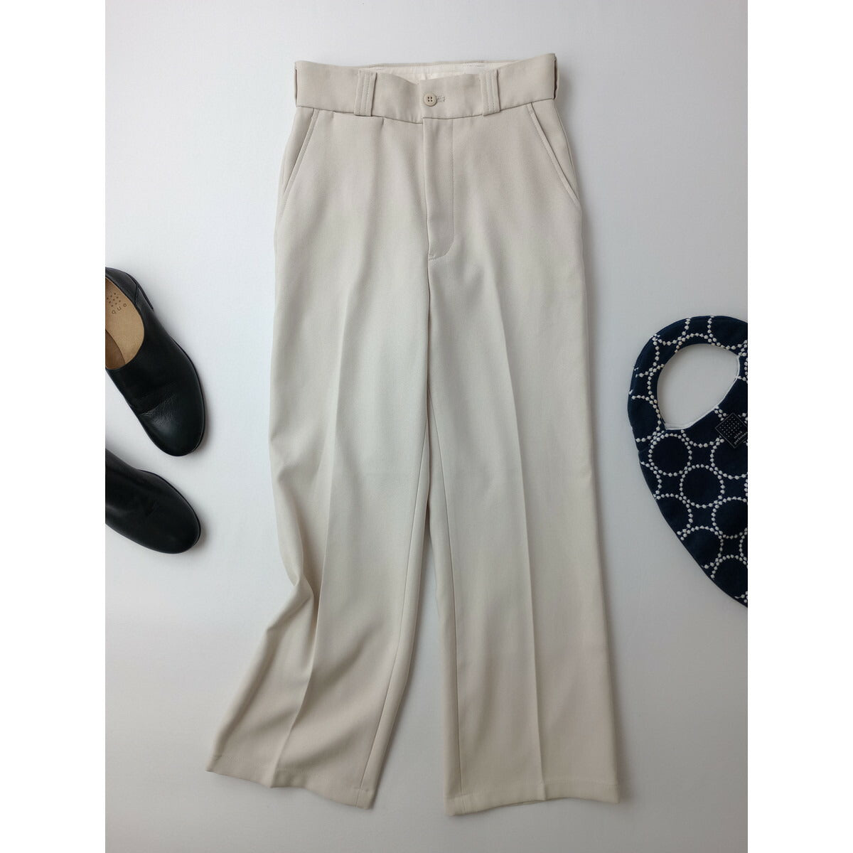 THE SHINZONE シンゾーン CENTER PRESS PANTS センター プレス パンツ ライト ベージュ PO【中古】