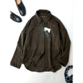 新品 25AW アパルトモン L'Appartement ULTRASUEDE JACKET フェイク スエード シャツ ジャケット ダークブラウン F