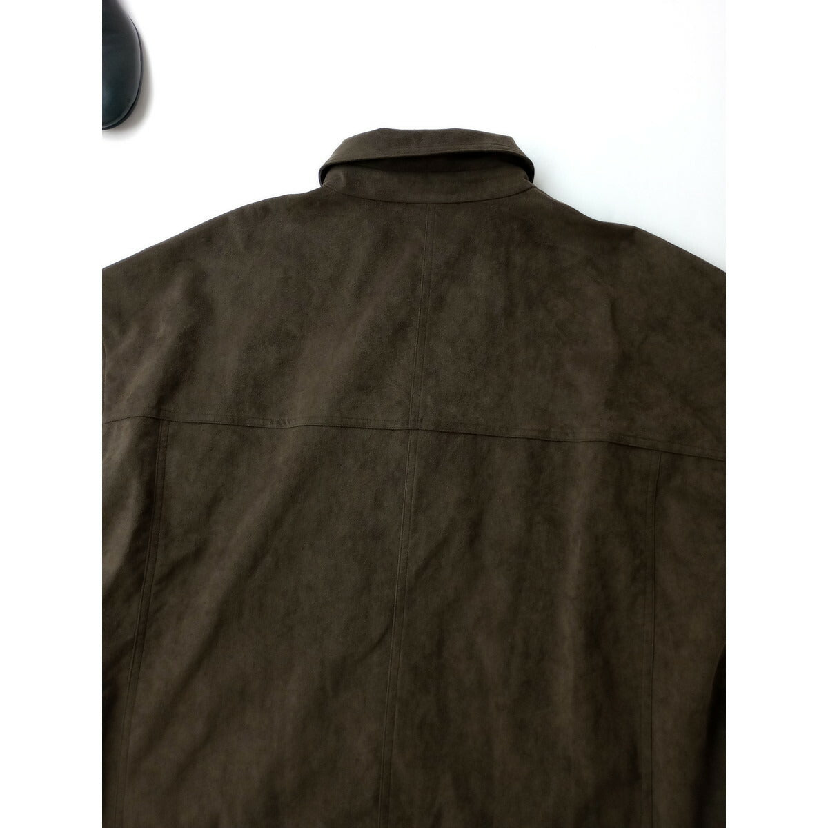 新品 25AW アパルトモン L'Appartement ULTRASUEDE JACKET フェイク スエード シャツ ジャケット ダークブラウン F