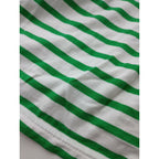 THE SHINZONE シンゾーン MARINE BORDER TEE コットン 綿 100％ マリン ボーダー Tシャツ トップス 長袖 カットソー グリーン 白 F【中古】