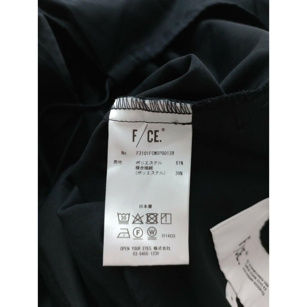 F/CE. エフシーイー ロング キャミ ドレス ワンピース 黒 ブラック F【中古】