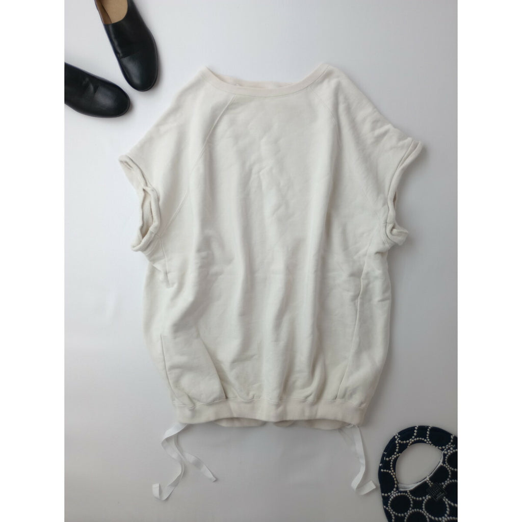 COGTHEBIGSMOKE コグ ザ ビッグ スモーク コットン 綿 100％ カットオフ マッシブ スウェット トップス アイボリー【中古】