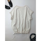 COGTHEBIGSMOKE コグ ザ ビッグ スモーク コットン 綿 100％ カットオフ マッシブ スウェット トップス アイボリー【中古】