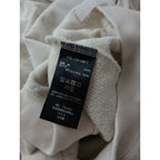 COGTHEBIGSMOKE コグ ザ ビッグ スモーク コットン 綿 100％ カットオフ マッシブ スウェット トップス アイボリー【中古】