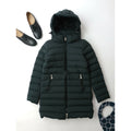 美品 PYRENEX ピレネックス SPOUTNIC LONG SOFT2 HWU063 ダウン コート スプート ニック ロング ソフト 黒 ブラック 34 (DM＋0816)