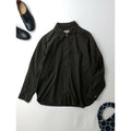MARGARET HOWELL マーガレットハウエル FINE COTTON POPLIN SHIRT コットン 綿 100％ プルオーバー 長袖 シャツ 1 カーキ【中古】