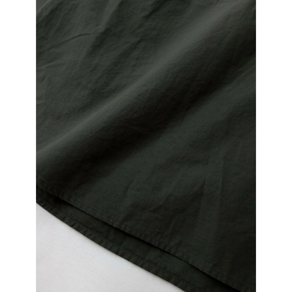 MARGARET HOWELL マーガレットハウエル FINE COTTON POPLIN SHIRT コットン 綿 100％ プルオーバー 長袖 シャツ 1 カーキ【中古】