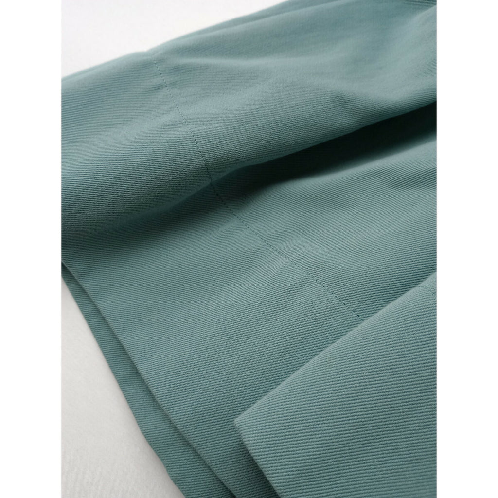 MARGARET HOWELL マーガレットハウエル SOFT GABARDINE プリーツ スカート ブルー 2【中古】
