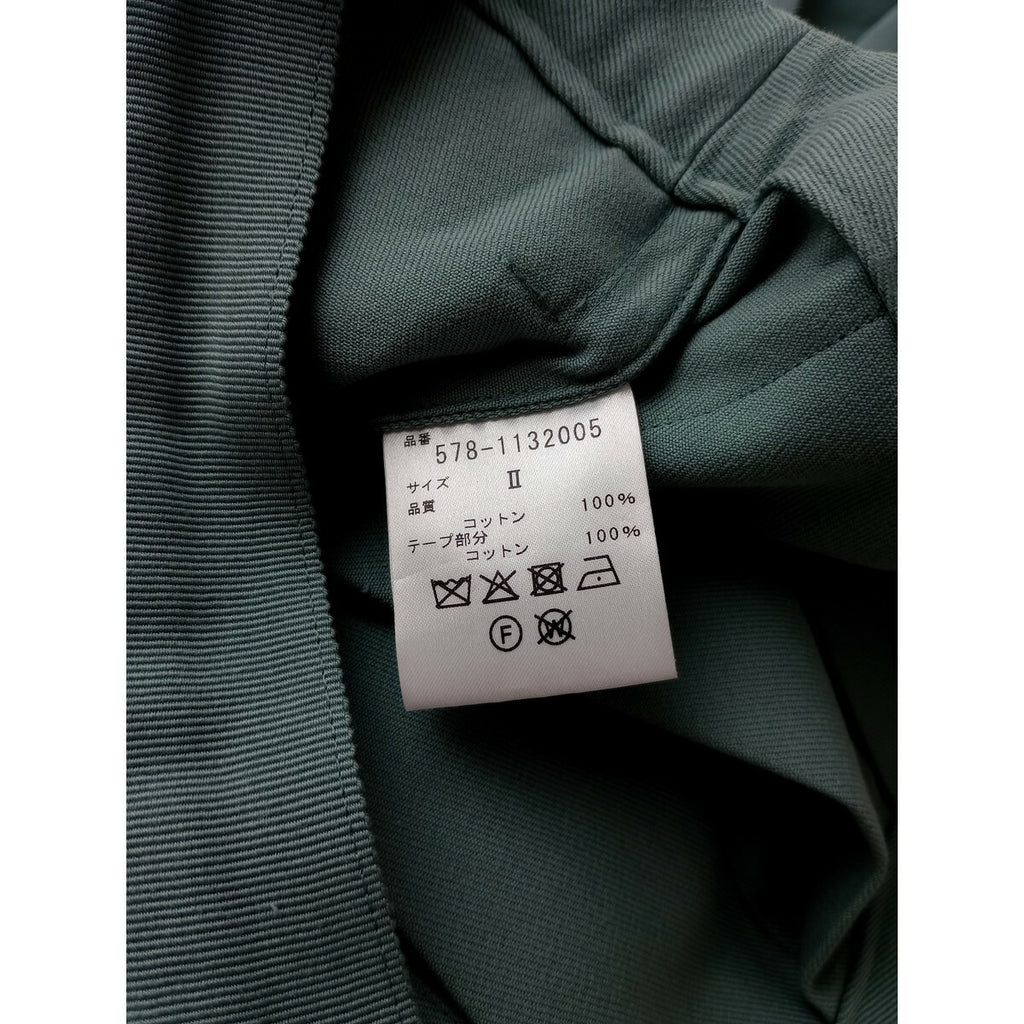 MARGARET HOWELL マーガレットハウエル SOFT GABARDINE プリーツ スカート ブルー 2【中古】