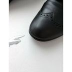 MARGARET HOWELL マーガレットハウエル レザー シューズ ウイングチップ 靴 黒 ブラック 22【中古】