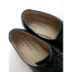 MARGARET HOWELL マーガレットハウエル レザー シューズ ウイングチップ 靴 黒 ブラック 22【中古】