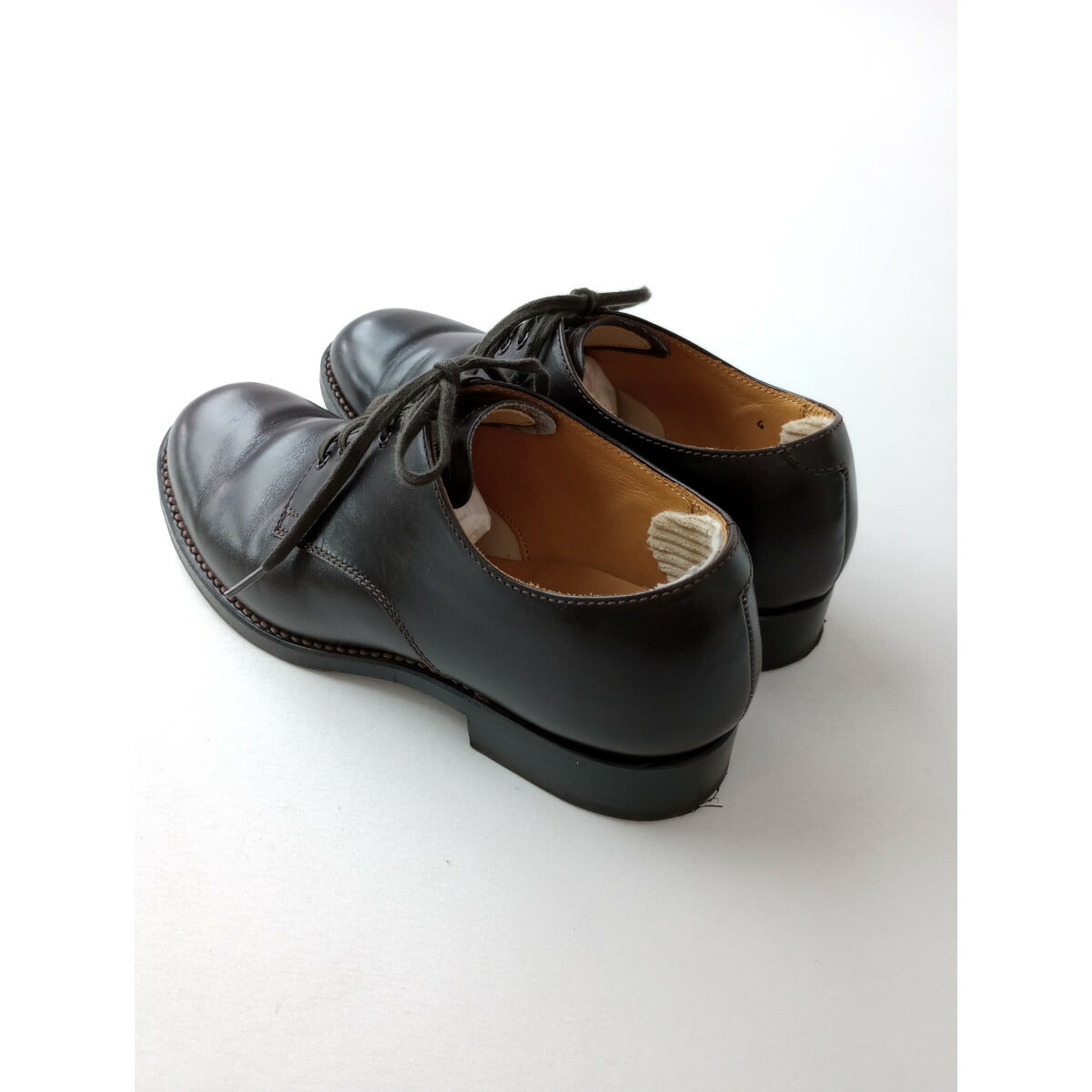 MARGARET HOWELL マーガレットハウエル レザー レースアップ シューズ 靴 ダークブラウン 4【中古】