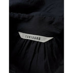 トゥジュー TOUJOURS ピュア シルク 長袖 ブラウス トップス 黒 ブラック 2【中古】