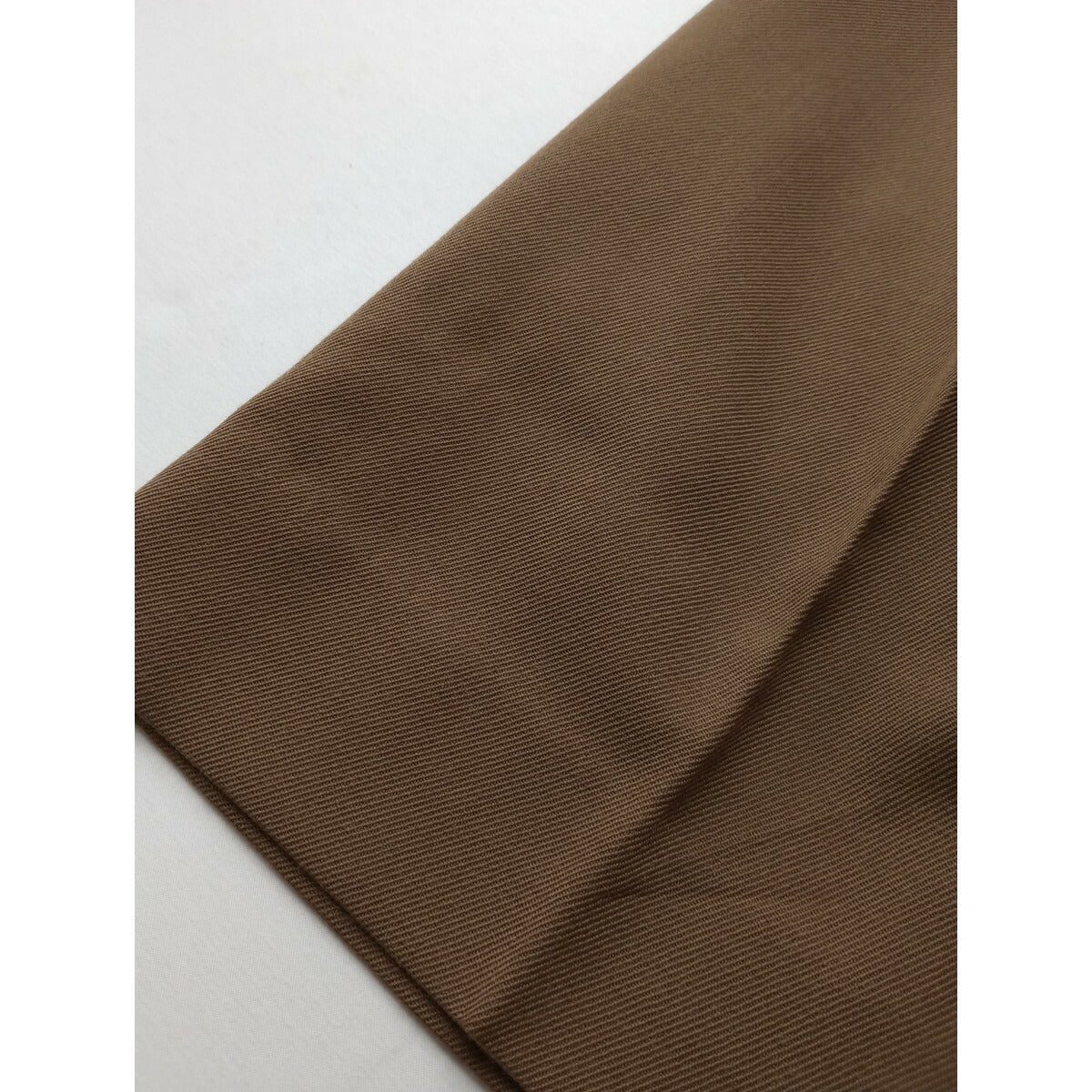 MARGARET HOWELL マーガレットハウエル WOOL GABARDINE TROUSERS ウール 毛 100％ ワイド パンツ ベージュ 2【中古】