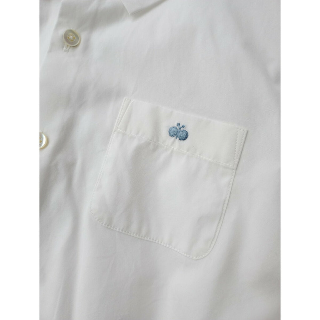 mina perhonen ミナペルホネン sorbetti 長袖 シャツ トップス 140 キッズ 子供服 白【中古】