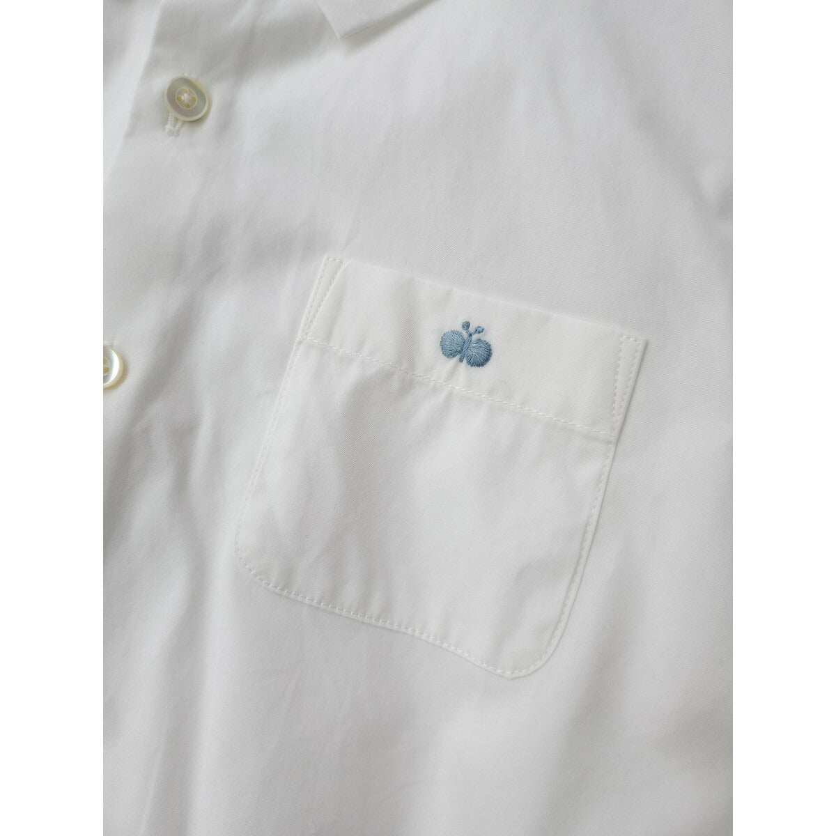 mina perhonen ミナペルホネン sorbetti 長袖 シャツ トップス 140 キッズ 子供服 白【中古】